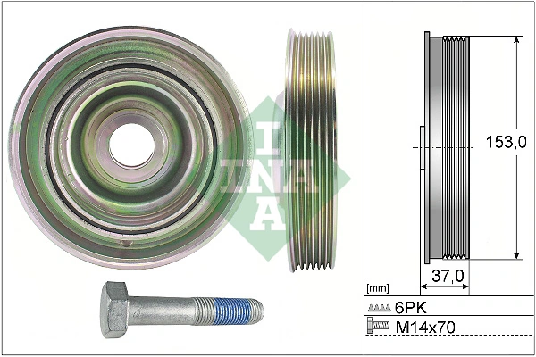 Belt Pulley Set, crankshaft